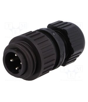 934124100 CA 3 LS Connector: circular; plug; male; IP67; PIN: 4(3+1); 3+PE; 16A; 400V NaDQbrECm4gggsAMWMvVWiCRKhMyP6_cxK26gQeHHdI