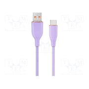 CC-USB2S-AMCM-1.5M-P Cable; USB 2.0; USB A plug,USB C plug; 1.5m; violet; silicone aN8wn0slTbHntoIantVLMXSb4SrxaiH5bMI_n8Q_GJM