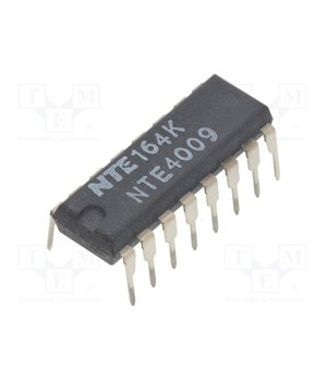 NTE4009 IC: digital; buffer,inverting,translator; Ch: 6; CMOS; THT; DIP16 Rpy0uR9lJ9NjbB4D5y7Bd03ysVrr2TAbrjhRyVIf0aI