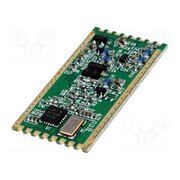 RFM23BP-433S2 Module: RF; FM transceiver; FSK; 433.92MHz; SPI; -120dBm; 3.3÷6VDC 3snVpoNrVuCEcvQNimCUd5GsDFoTZH9TfL7276Q2o1U