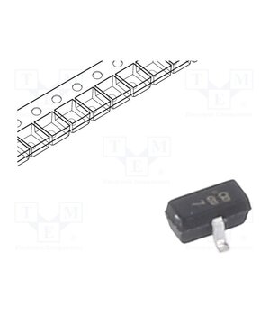 DTC124EET1G Transistor: NPN; bipolar; BRT; 50V; 0.1A; 0.2W; SC75,SOT416; R1: 22kΩ ZBsFFZsgmMPq9mA-1KcwZuHExbZhLo8PUN7rnicGFVY