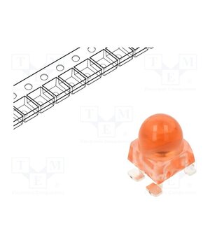 ALMD-EG3D-WY002 LED; red; SMD; 5500÷12000mcd; 1.8÷2.4VDC; 4.2x4.2x6.5mm; 30°; 20mA SvcydE_xwiEeJ2L0IchqHRlQC-aqbpq27Cjkp3aQGns