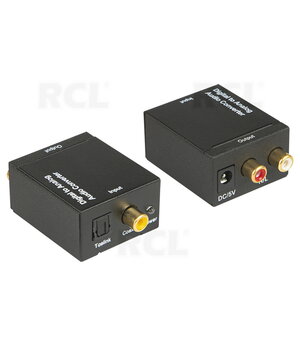 Digital to Analog Audio Converter, Coaxial & Toslink, set AGVK02ML+1.jpg