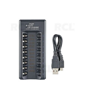 Зарядное устройство для Li-Ion аккумуляторов, 0.3A 8 элементов AILET8+1.jpg