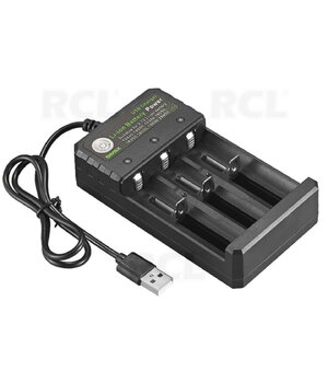 Зарядное устройство для Li-Ion аккумуляторов Li-Ion 10440...18560...26650, 0,5А,  3 ячейки AILMC3.jpg