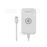 INDUKCINIS ĮKROVIKLIS TELEFONUI (bevielis) 10W USB 1m, Qualcomm QuickCharge 3.0 AIMB010B.jpg