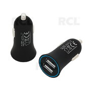 CHARGER USB universal 12/24V>5V, maks. 1x2.1A or 2x1A AIMUSB21D.jpg