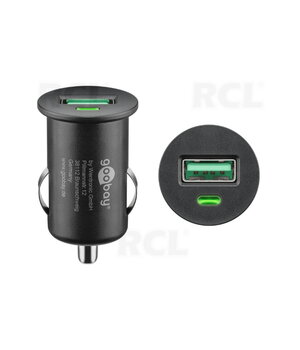 ĮKROVIKLIS USB-A USB-C (C type), 3A 18W 5V AIMUSB241+1.jpg