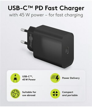 Зарядное устройство Quick USB-C (тип C) PD 45W 3A черный AIQ45JC+1.jpg