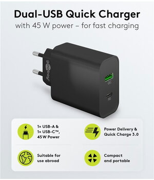 ĮKROVIKLIS USB-A / USB-C (C type) PD/QC 45W 3A juodas AIQ45JC1+1.jpg