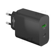 Быстрое зарядное устройство Dual USB PD/QC 45 Вт черный AIQ45JC1.jpg