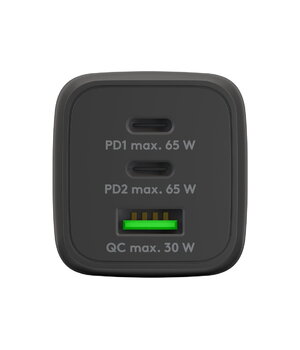 Greitas ĮKROVIKLIS USB-C PD 65W 3A juodas A+2C Nano AIQ65JC3+2.jpg