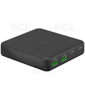 CHARGER USB-C PD 65W MULTIPORT, 2x USB-C™ ports (Power Delivery), 2x USB-A ports (Quick Charge 3.0) AIQ65JC4.jpg