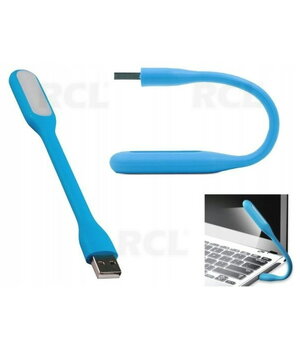 KOMPIUTERINĖ USB LEMPUTĖ 6xLED (įvairios spalvos) AKLEMP01.jpg