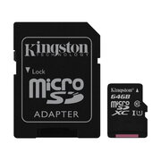 ATMINTIES kortelė mikro SD 64GB+SD adapter, 10 Class, 100Mb/s AKRUS64A.jpg