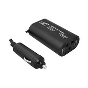 ПРЕОБРАЗОВАТЕЛЬ НАПРЯЖЕНИЯ  12V DC=>230V AC 150W + 2x USB 2.4A AMKA150LX.jpg