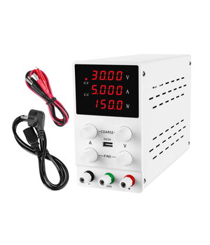 LABORATORY POWER SUPPLY SPS3010, 0-30V 0-10A, with power display, white AML3010P.jpg