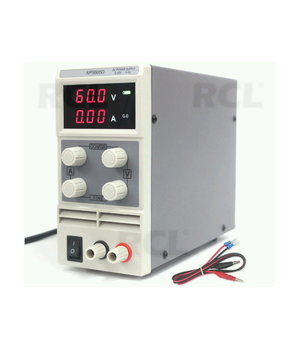 LABORATORY POWER SOURCE 0-60VDC 0-5A, stabilised current, fine tuning AML6005H.jpg