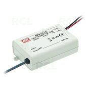 POWER SUPPLY  LED 12V 2.1A 25.2W, APV-25-12 Mean Well AMLED1220.jpg