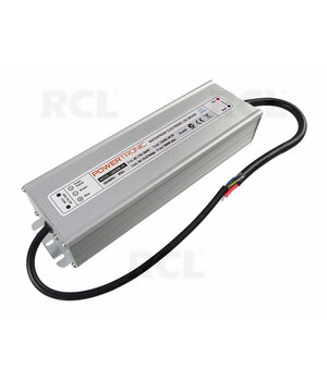 POWER SUPPLY 12V 16.7A 200W IP67, 222x68x42, Powertronic AMLED1299PW.jpg