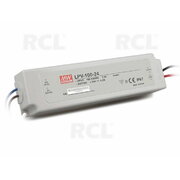 POWER SUPPLY LED 24V 4.2A 100W LPV-100-24 Mean Well AMLED2442.jpg