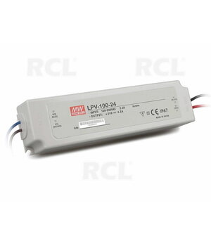 MAITINIMO ŠALTINIS LED 24V 4.2A 100W LPV-100-24 Mean Well AMLED2442.jpg