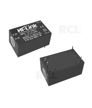 Maitinimo šaltinis  Step down HLK-PM03, ~230V > 3.3VDC 1A, modulis korpuse AMM0603.jpg