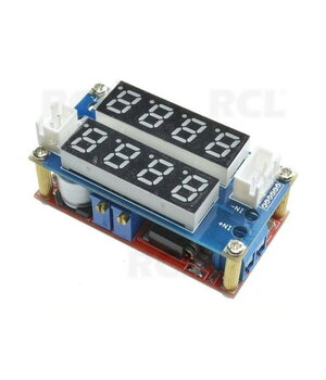 Maitinimo šaltinis modulis step-down stabilizuota srovė ir įtampa, XL4015E, 5A Uin:5-30V, Uout:1-29V AMM07.jpg