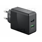 MAITINIMO ŠALTINIS - ĮKROVIKLIS 2xUSB QC3.0(28W); QC3.0: 5V/3A;9V/2A;12V/1.5A, juodas AMS0528QC3J.jpg