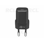 POWER SUPPLY - CHARGER USB-C PD (20W) NANO 5V/3A;9V/2.22A;12V/1.67A, black AMS0530USBC1.jpg