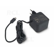 RASPBERRY Pi MAITINIMO ŠALTINIS USB-C, 5.1V 5.0A, 9V 3A, 12V 2.25A, 15V 1.8A, juodas AMS0550_RJ.jpg