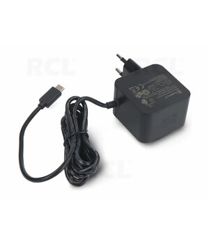 RASPBERRY Pi MAITINIMO ŠALTINIS USB-C, 5.1V 5.0A, 9V 3A, 12V 2.25A, 15V 1.8A, juodas AMS0550_RJ.jpg
