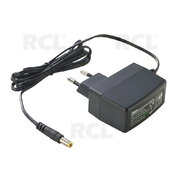 POWER SUPPLY AC 230V=>DC 9V 1A, 1,33A, 12W  DC plug 2.1x5.5x11-S AMS0913_E.jpg