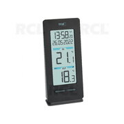 DCF TIME Clock with wireless thermometer BUDDY TFA 30.3072.01, Germany ATEA61.jpg