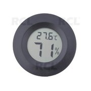 LCD Display Thermometer -  Hygrometer, black, round  ATM01.jpg