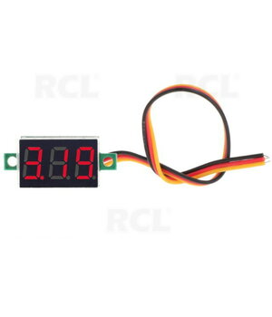 VOLTMETRAS - MODULIS 0.36" LED raudonas, DC 0-100V, 3 laidai ATMV25R.jpg