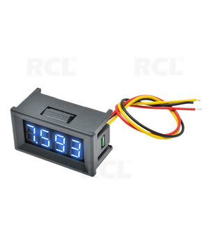 VOLTMETRAS - MODULIS 0.36" LED mėlynas, DC 0-100V, 4 skaičiai, su korpusu, 3 laidai ATMV28M.jpg