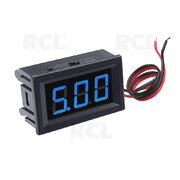 VOLTMETER - MODULE 0.56" LED blue, DC 2.5-30V, with housing, 2 wires ATMV31M.jpg