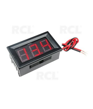 VOLTMETRAS - MODULIS 0.56" LED raudonas, DC 2.5-30V, su korpusu, 2 laidai ATMV31R.jpg