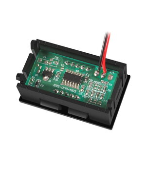 VOLTMETRAS - MODULIS 0.56" LED raudonas, DC 2.5-30V, su korpusu, 2 laidai ATMV31X+1_b.jpg