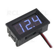 VOLTMETER - MODULE 0.56" LED blue, DC 0-100V, with housing, 3 wires ATMV32M.jpg