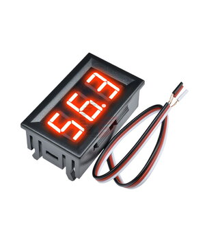 VOLTMETER - MODULE 0.56" LED red, DC 0-100V, with housing, 3 wires ATMV32R.jpg