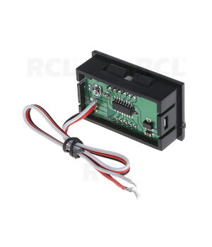 VOLTMETER - MODULE 0.56" LED red, DC 0-100V, with housing, 3 wires ATMV32X+1.jpg