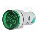 LED Panel Indicator AC 60-500V,  Ø22mm LED green, AD16-22DSV ATMVR02.jpg