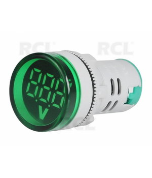 LED Panel Indicator AC 60-500V,  Ø22mm LED green, AD16-22DSV ATMVR02.jpg