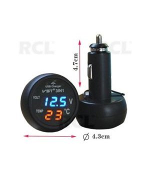 USB car charges, Thermometer and voltmeter ATMVRNC+1.jpg