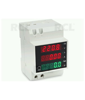 Multi-function Digital  DIN-rail Meter AC 80-300V 0-100A  ATS002.jpg