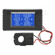 Voltmeter Ammeter Frequency Current Voltage Factor Meter, PZEM-022 100A AC ATS013.jpg