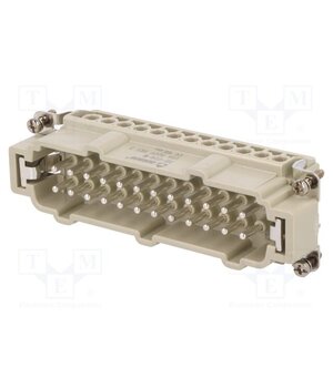 DE-024-M Connector: HDC; contact insert; male; DE; PIN: 24; 24+PE; size D24B m0EnfHlIiqlYeOQ0cZCk5lxp9fiIEqfzBOrmOz8TXyM