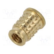 071M4 Threaded insert; brass; M4; BN 37901; L: 8.5mm; for plastic wD57LL31kX226Lu4I4jCFkB82NBgEw2cUb_Q94qv6m4